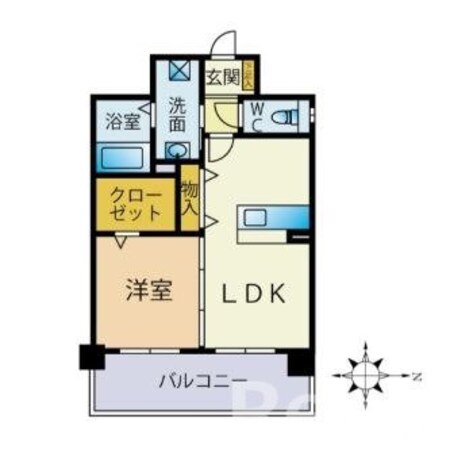 吉塚駅 徒歩6分 4階の物件間取画像